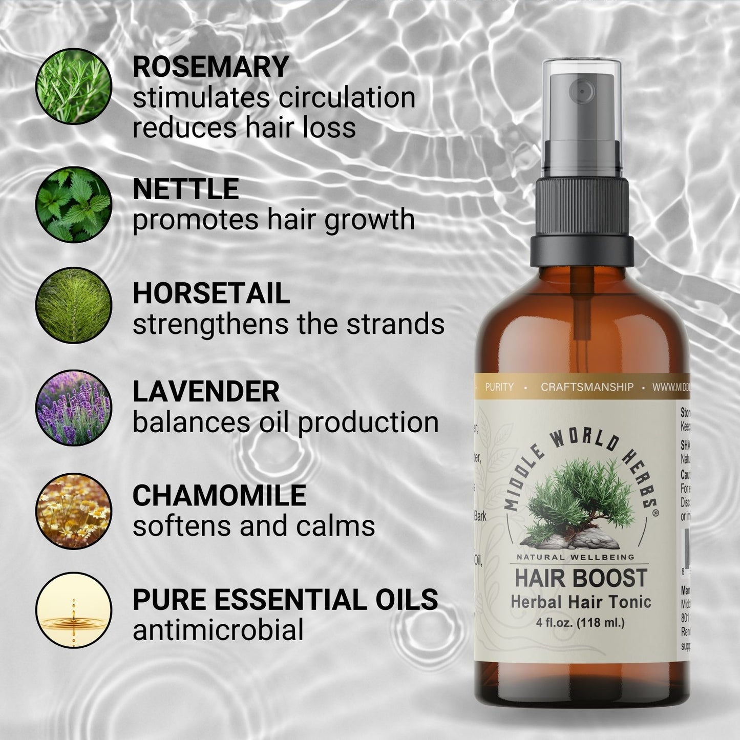 Hair Boost - herbal hair tonic