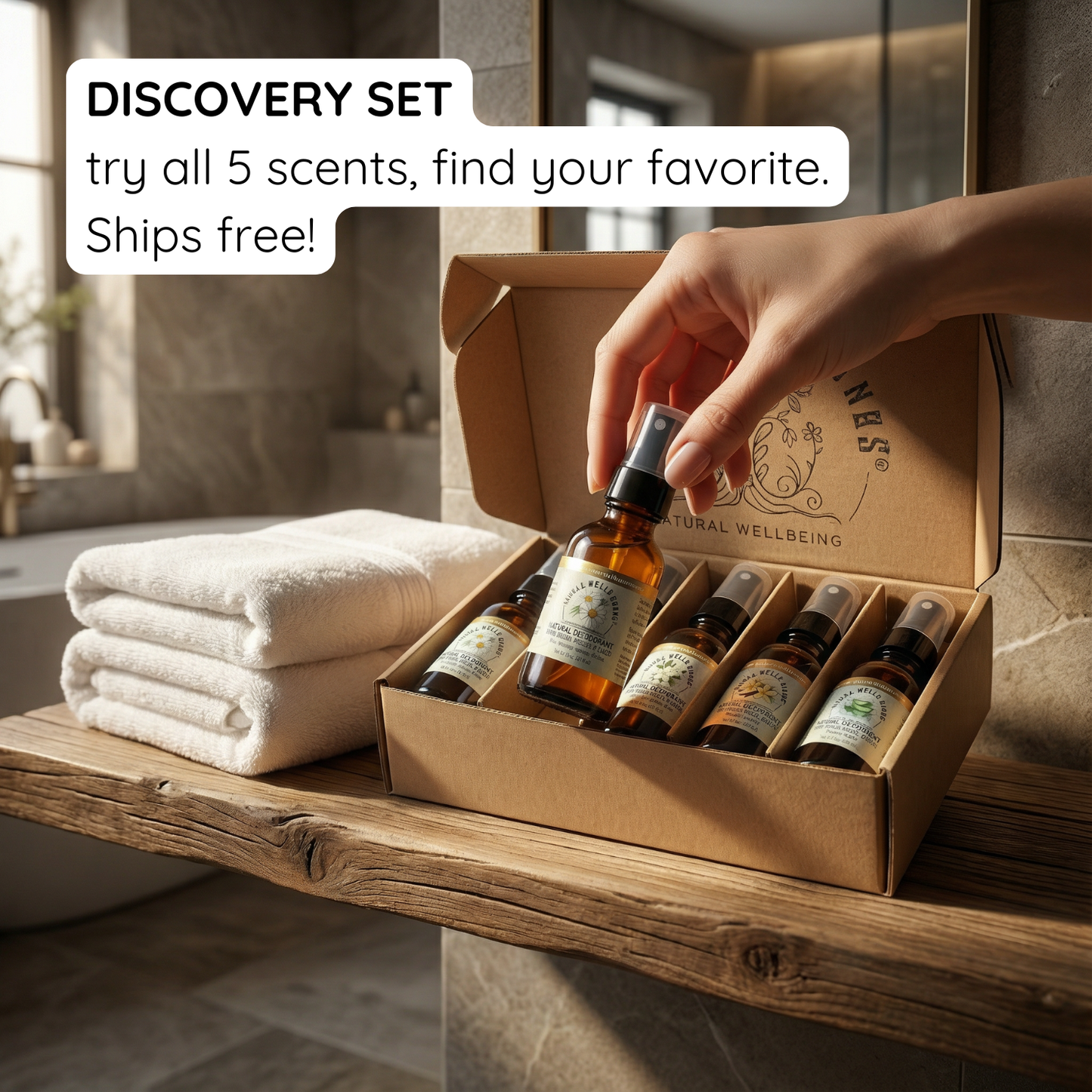 Herbal Deodorant Witch Hazel and Sage