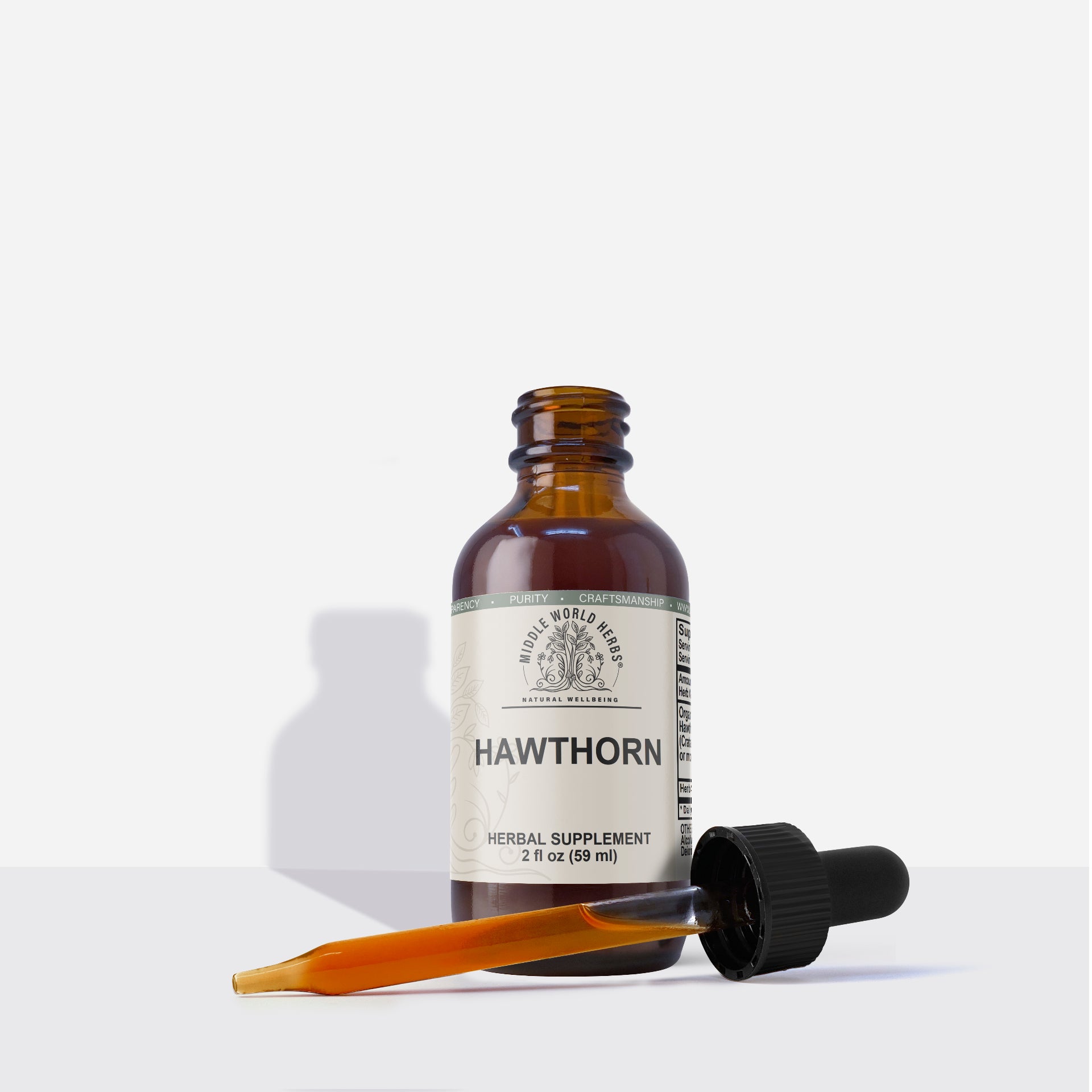 Hawthorn Berry Tincture 2 fl oz bottle