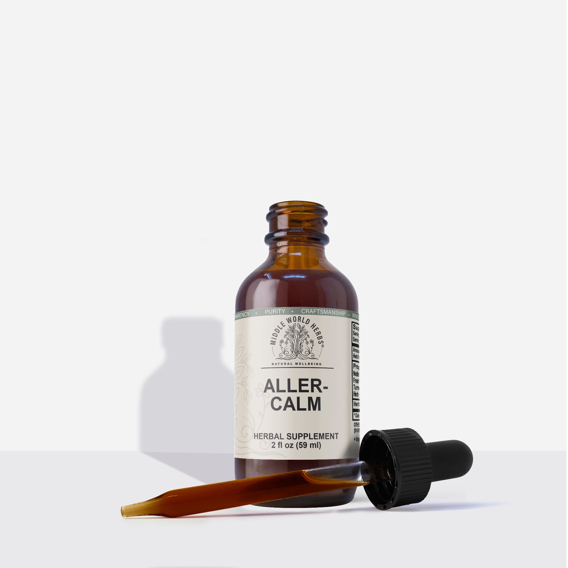 Aller-Calm Herbal Tincture 2 fl oz bottle