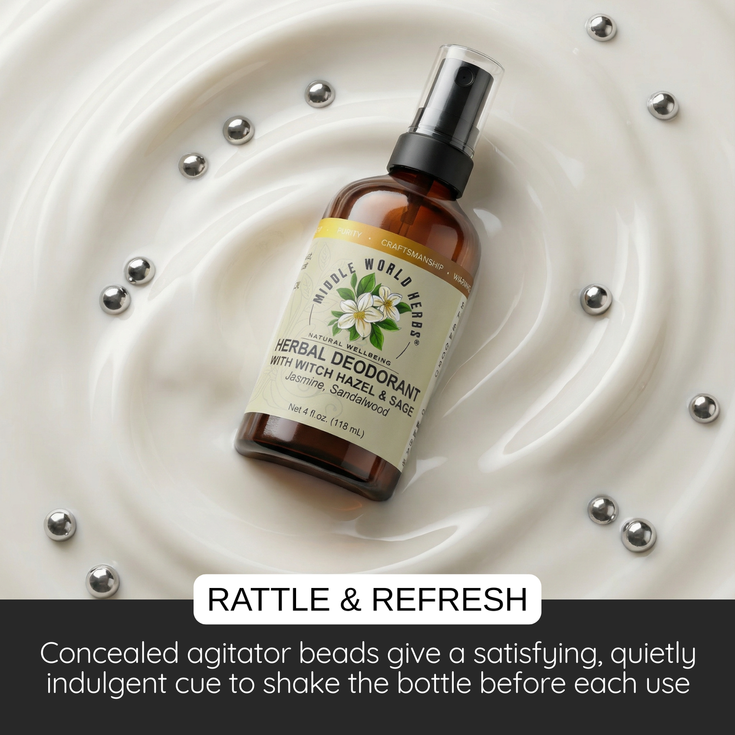 Herbal Deodorant Witch Hazel and Sage